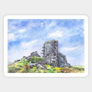 Morvah Hill Mine, Cornwall Sticker